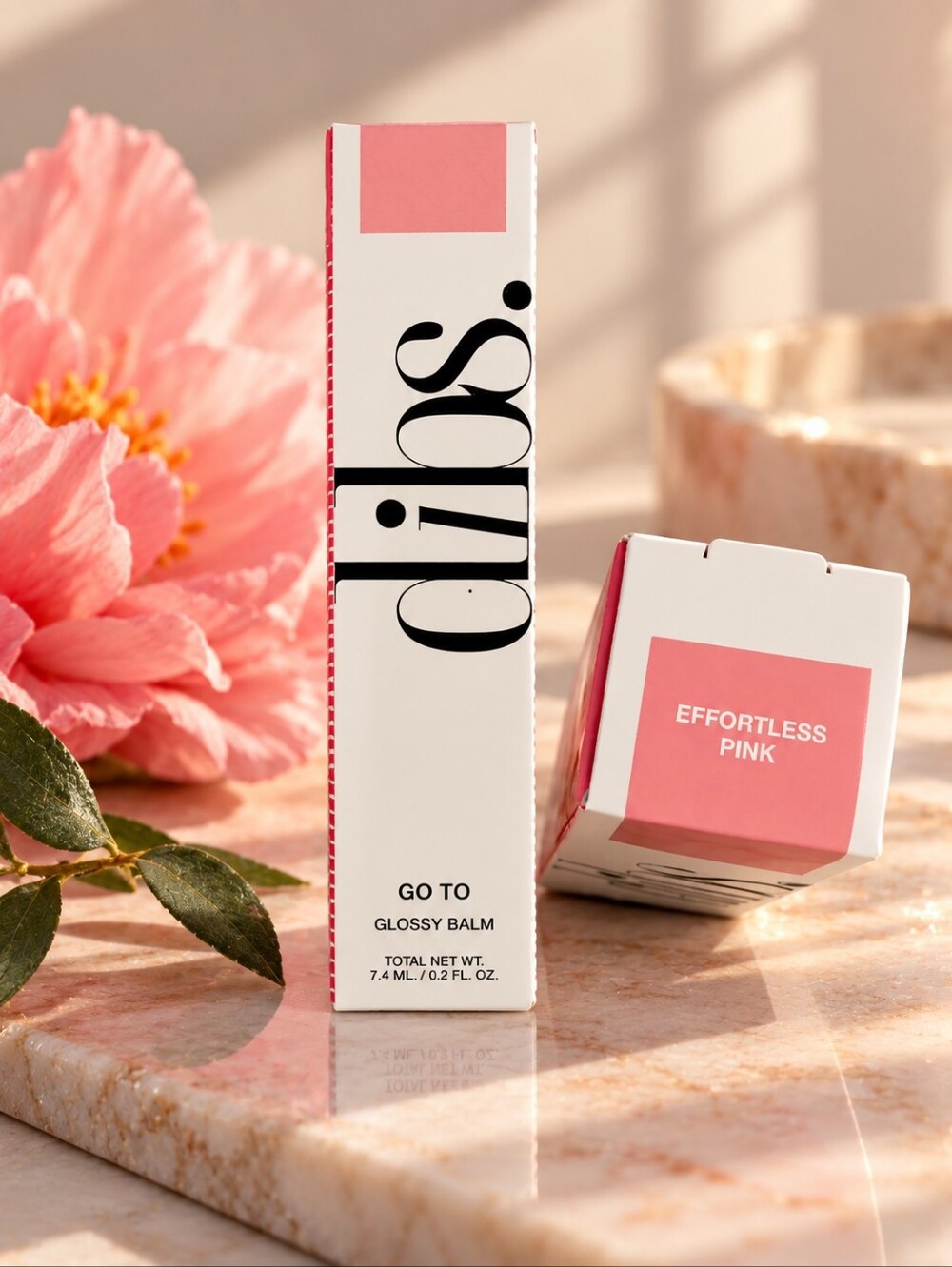 New Dibs Go To Glossy Balm — Effortless Pink